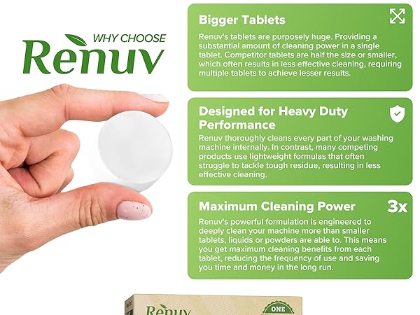 washer machine cleaner tablets