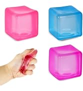 FazaVexior Maltose Squishy Stress Relief Toys, Translucent Squeeze Ice Cube Fidget Toys, Slow Ris...