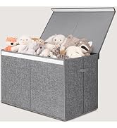 INDRESSME 122L Large Toy Box Chest Organizer with Dividers, Storage with Lids for Playroom, Bedro...