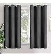 YoungsTex Blackout Curtains for Bedroom 63 Inch Long - Grommet Insulated Curtains Light Blocking ...