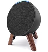 Real Wood Stand for Echo POP (2023),Tripod Accessories Protect pop Speaker for Better Sound,Secur...