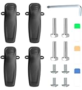 TIDRADIO Belt Clip for TD-H9,TD-H3,TD-H8,TD-H3 Plus,TD-G100,BF-5RM(AR-5RM),BF-F8HP Pro,UV-5G Plus...