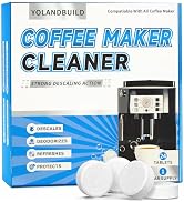 YoLandBuild Coffee Machine Cleaner Descaler Tablets - 24 Count,Maker Cleaner for Keurig, Nespress...