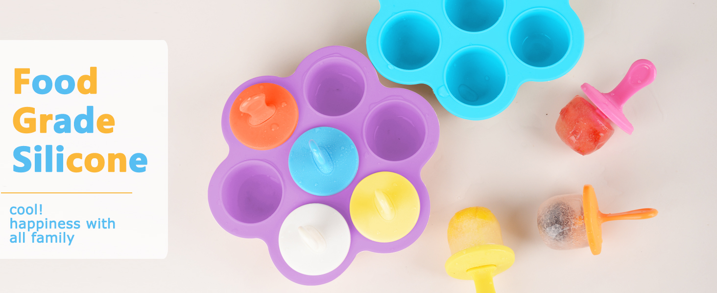 Silicone Popsicle Molds pop baby cube mini children Kids Ice Pop Molds Ice Cream Mould