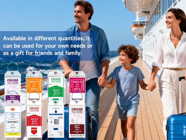 Cruise luggage tag