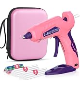 BLEDS Cordless Glue Gun with Storage Case, 2.9 Ah Fast Preheating Rechargeable Hot Glue Gun Kit w...