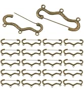 PH PandaHall 30pcs Brooch Pins Safety Pins for Brooches Kilt Pin Suit Skirt Decorative Pin Brooch...
