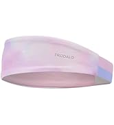 Trodalo Kids Sports Headbands for Girls Boys, Moisture Wicking Elastic Cooling Sweatbands, Non-Sl...