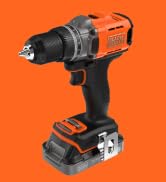 BLACK+DECKER Cordless Drill Driver, Power Drill with Battery and Charger Included, 20V MAX POWERC...
