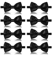 Unoutur bow ties for men, Pre-tied Men's Bow Ties Adjustable Satin Bow Tie for any Age