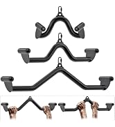 SELEWARE LAT Pull Down Bars Cable Machine Attachment Heavy Duty Steel Tubing Structure Home Gym W...