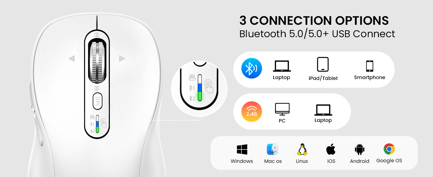 wireless bluetooth mouse for PC