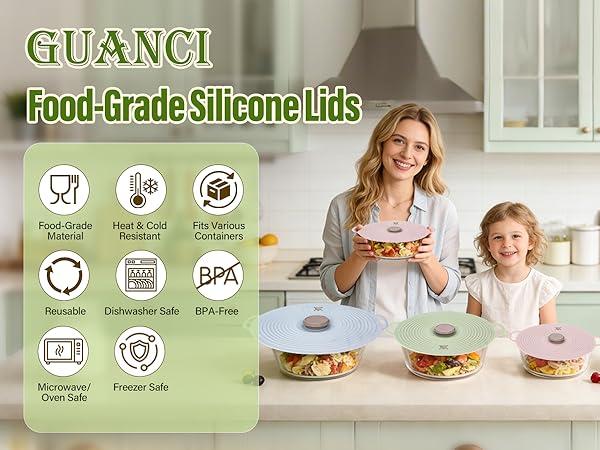 Silicone Lids for Bowl 3 Pack