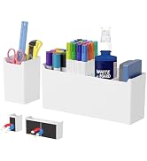 FRETONBA 2 Pack Magnetic Dry Erase Marker Holder for Whiteboard | Large & Small Strong Magnet Pen...