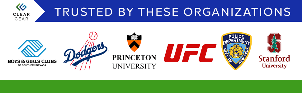Clear Gear is trusted by these organizations