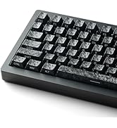 Womier Forged Carbon Fiber Keycaps, Cherry Profile Keyboard Keycaps, 120-Key Side-Printed Keycaps...