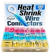 260Pcs Heat Shrink Wire Connectors Kit - Marine Automotive Electrical Connectors - Crimp Terminal...