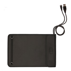 USA GEAR Tablet Holder Case for iPad Mini, Travel Bag with Built-in Capacitive Screen Protector
