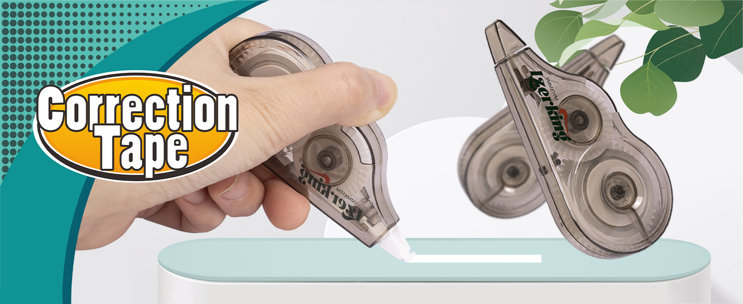 Experience the smoothest corrections with Lzerking correction tapes