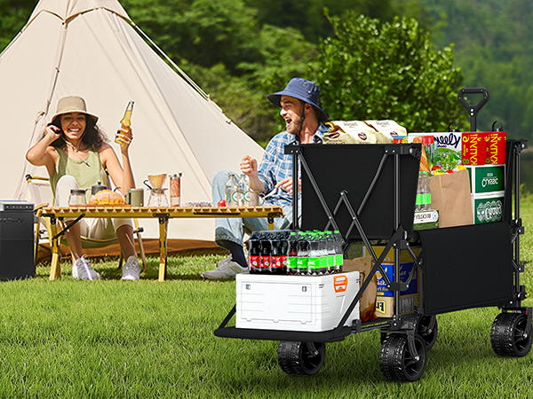 Wagon cart for camping