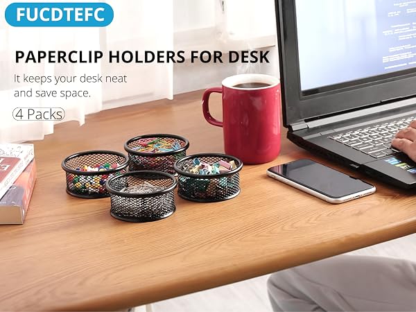 FUCDTEFC Paper Clip Holder