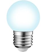 BSOD LED Light Bulb, 95Ra Daywhite Refrigerator Light Bulb G45 40W Equivalent, 5W 6000K E26 Water...