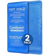 Soft Ice Packs for Sports Injuries, Long Lasting Multipurpose Gel Ice Pack with Dual Tem...