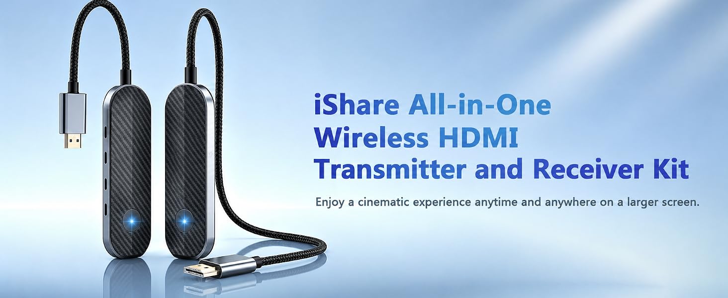 Wireless HDMI Transmitter and Receiver Kit
