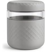 Cafezi 32 oz/4 Cup Glass Lunch Bowl Container with Lid, Leak & Spill Proof | BPA-Free, Microwave ...
