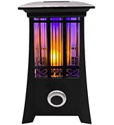 PIC Solar Flame Effect Patio Lantern Bug Zapper, ½ Acre Coverage, 1 Pack