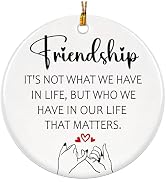 Friendship Ornament, Friends Christmas Ornaments 2024, Friend Ornaments for Women - Friendship Gi...