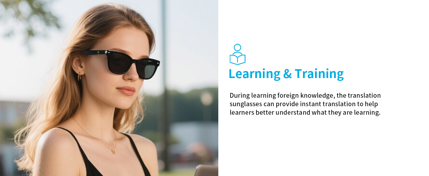 Learning & Training Audio Glasses