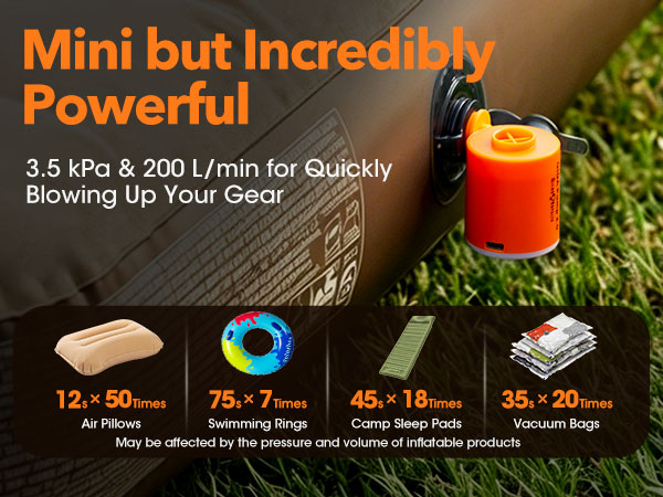 air pump for inflatables