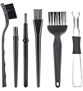 SIMPOR 6 PCS Nylon Keyboard Cleaning Brush Kit, Anti Static Brushes with Keycap Puller, Electroni...