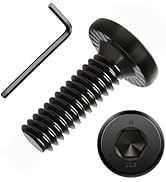 1/4-20 x 3/4"(25 Pack) Flat Head Hex Socket Cap Screws Bolts, FIXLINK Allen Hex Drive, Fully Thre...