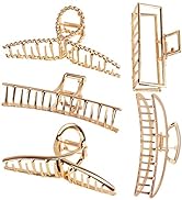 ANBALA Hair Clips, 5pcs Metal Claw Clips for Thick Hair, Large Hair Clips, Butterfly Hair Clips, ...