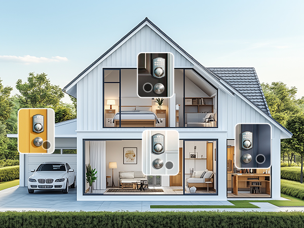 combination door locks for outside door