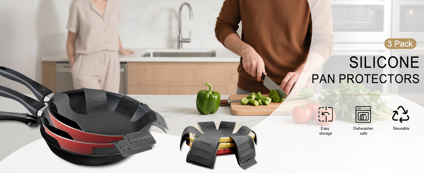 silicone pan protectors