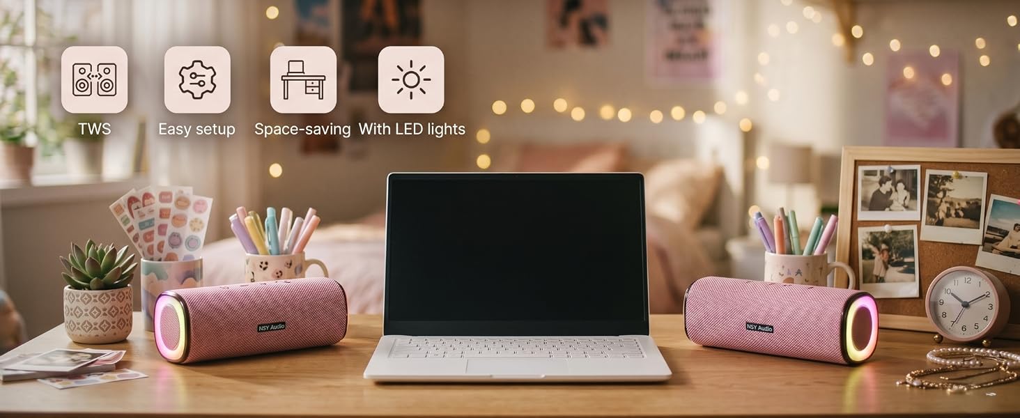 bluetooth speaker for laptop desktop pc