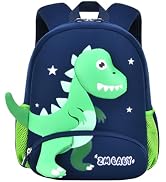 Dinosaur Anti-lost Backpack for Boys Kindergarten Preschool Bookbag with Safety Leash, Toddler Bo...