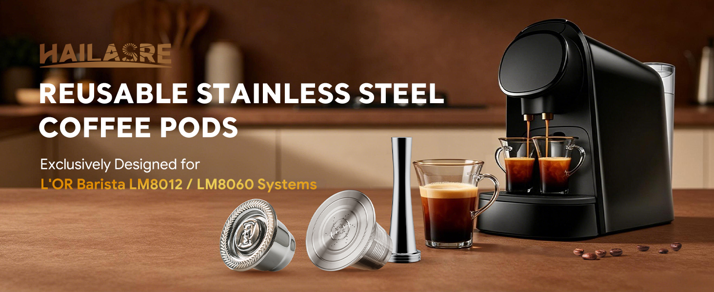 barista refillable pods