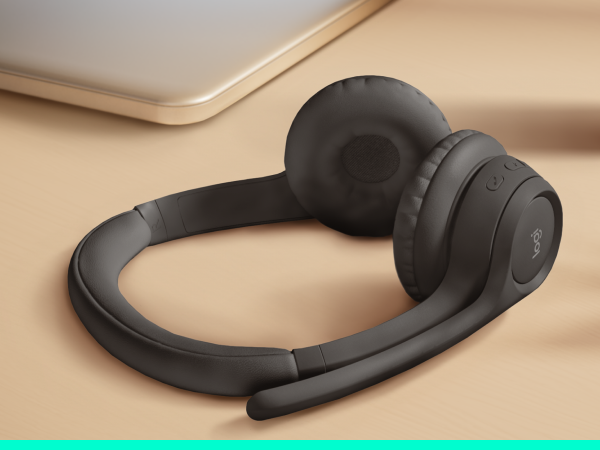 Logitech Zone 300 Wireless Bluetooth Headset With Noise-Canceling Microphone