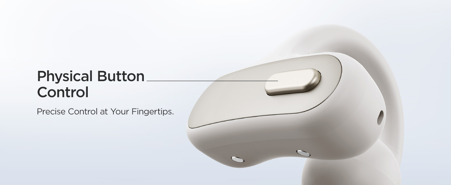 clip-on wireless bluetooth earphones