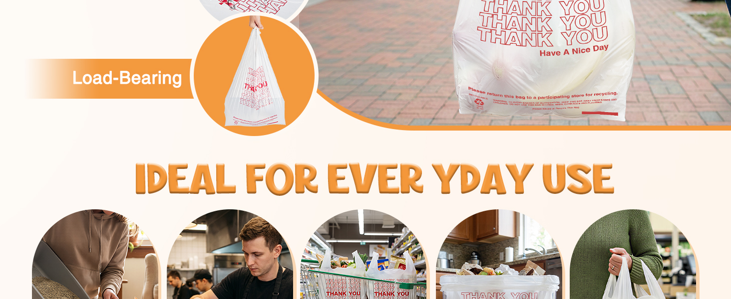 plastic bags with handles