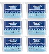 Absorb Pro - Moisture Absorber Tub Fragrance Free - 6-Pack - 10.5 oz Unscented Disposable Odor El...