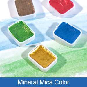 Mineral Mica Color, Natural Gum Arabic