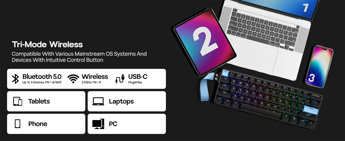 wireless gaming keyboard