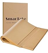 SMARTAKE 200 Pcs Parchment Paper Baking Sheets, 9x13 Inches Non-Stick Precut Baking Parchment, fo...