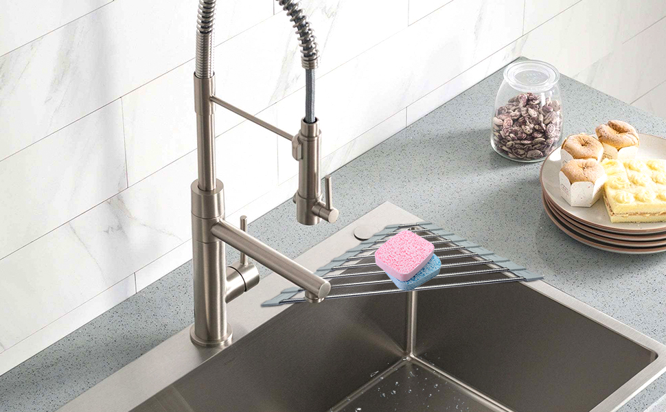 kitchen triangle shelf sink dish