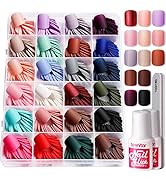Teenitor Press on Nails Short,576pcs Matte Square Short Fake Nails with Nail Glue, Glue on Nails,...